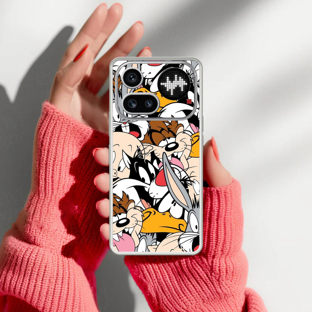 Cute Bugs Bunny Anti Yellow Case For Nothing Phone 4A Pro 5G