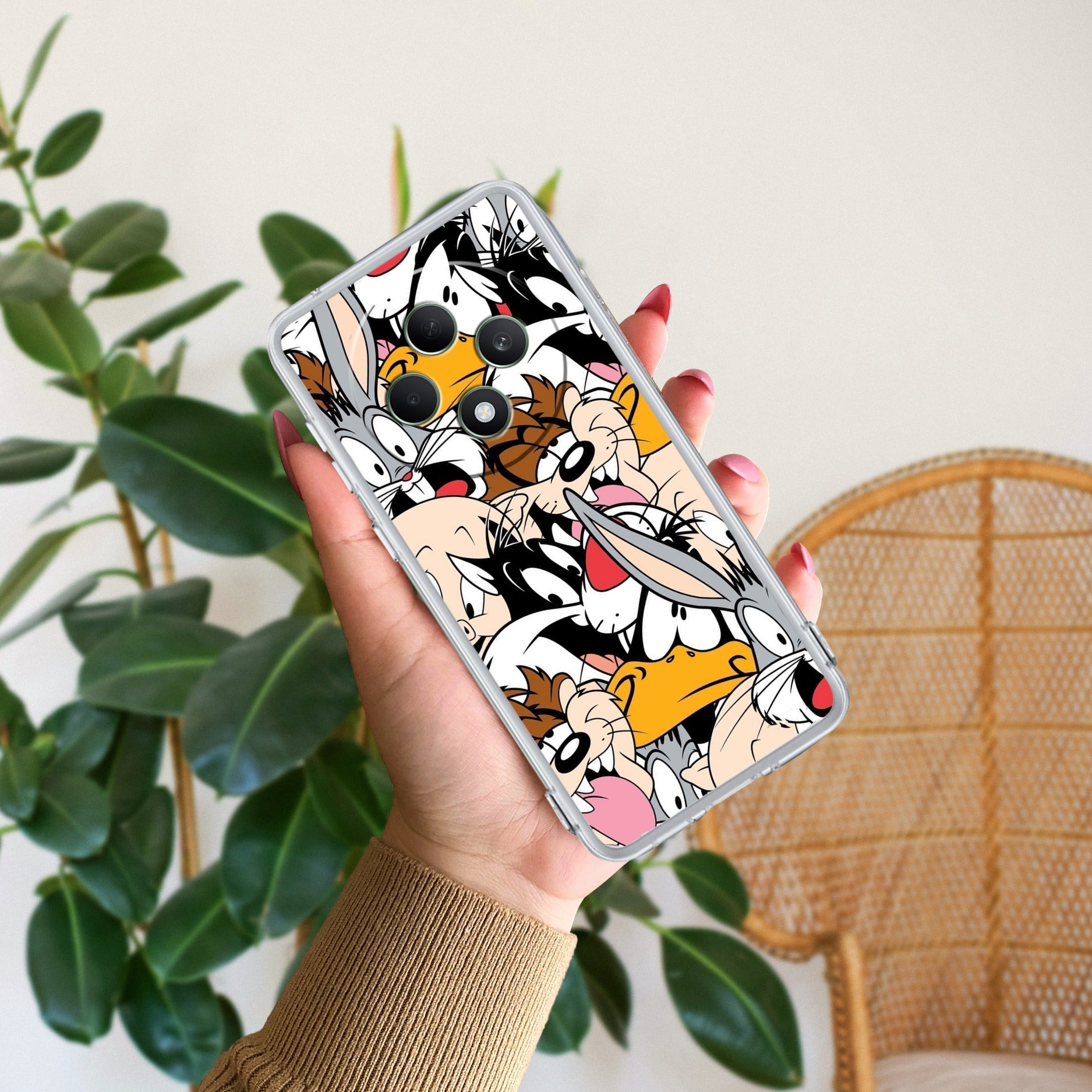 Cute Bugs Bunny Anti Yellow Case For Oppo F27 5G