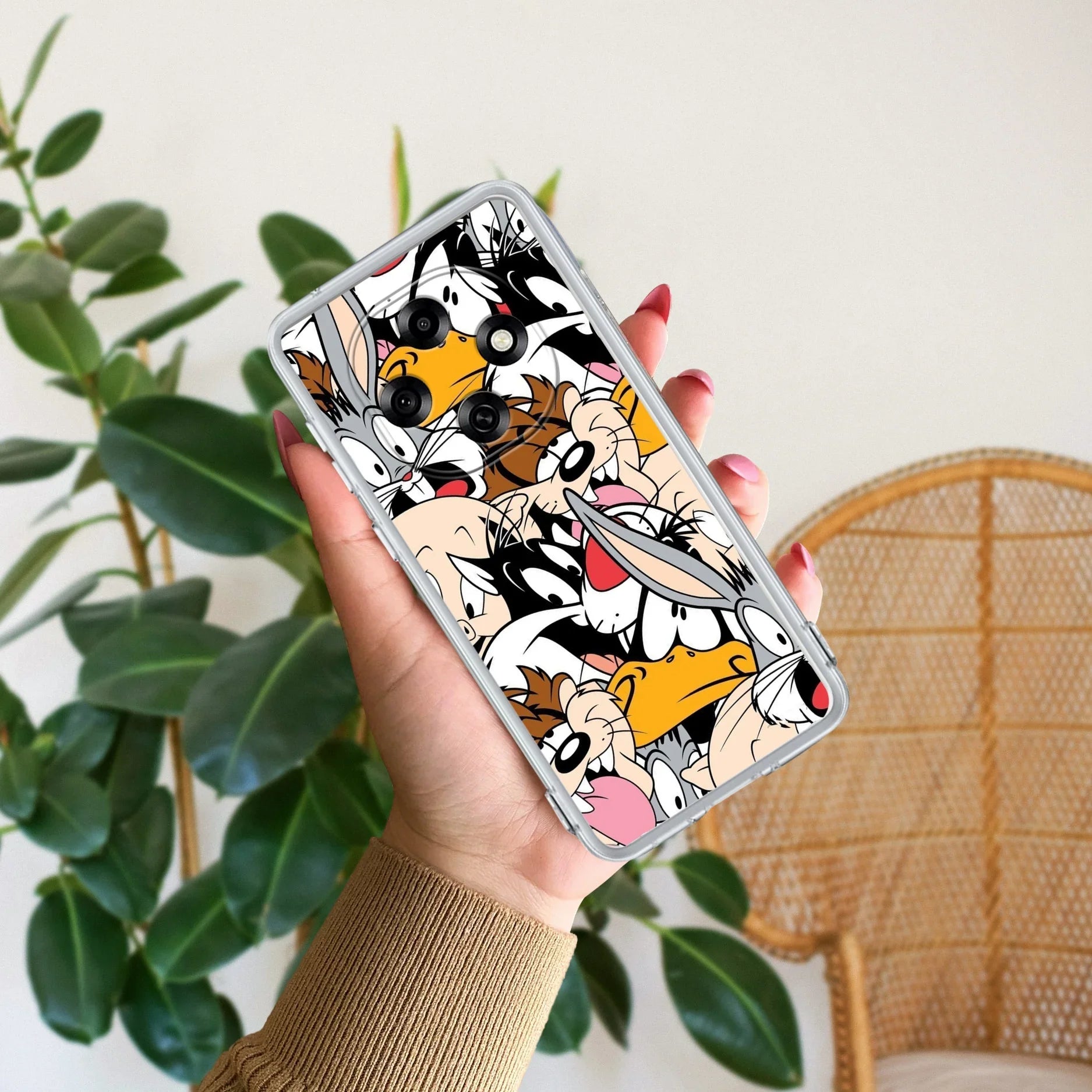 Cute Bugs Bunny Silicon Case For Oppo - ShopOnCliQ