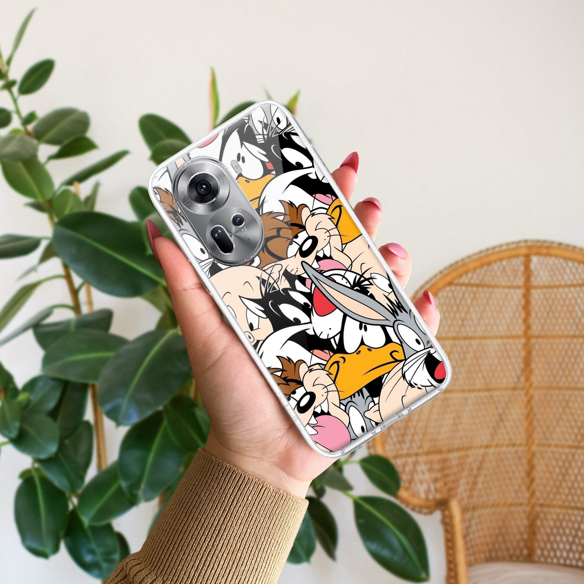 Cute Bugs Bunny Silicon Case For Oppo Reno 11 5G