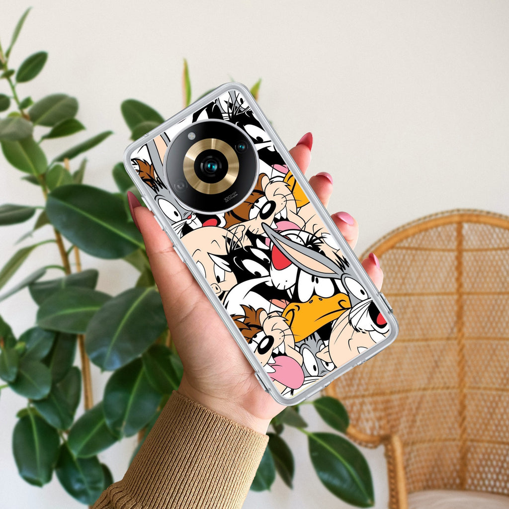 Cute Bugs Bunny Anti Yellow Case For Realme 11 Pro Plus 5G