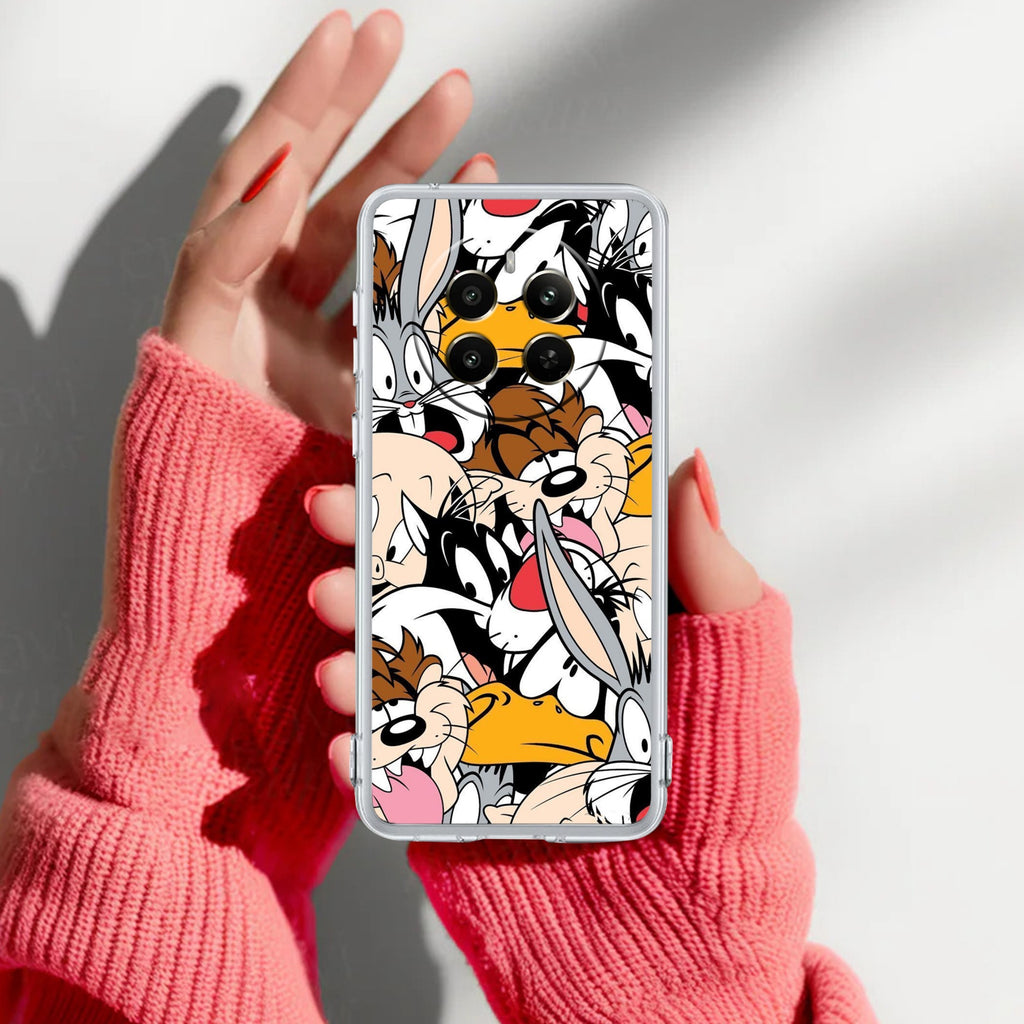 Cute Bugs Bunny Anti Yellow Case For Realme 12 Pro Plus 5G