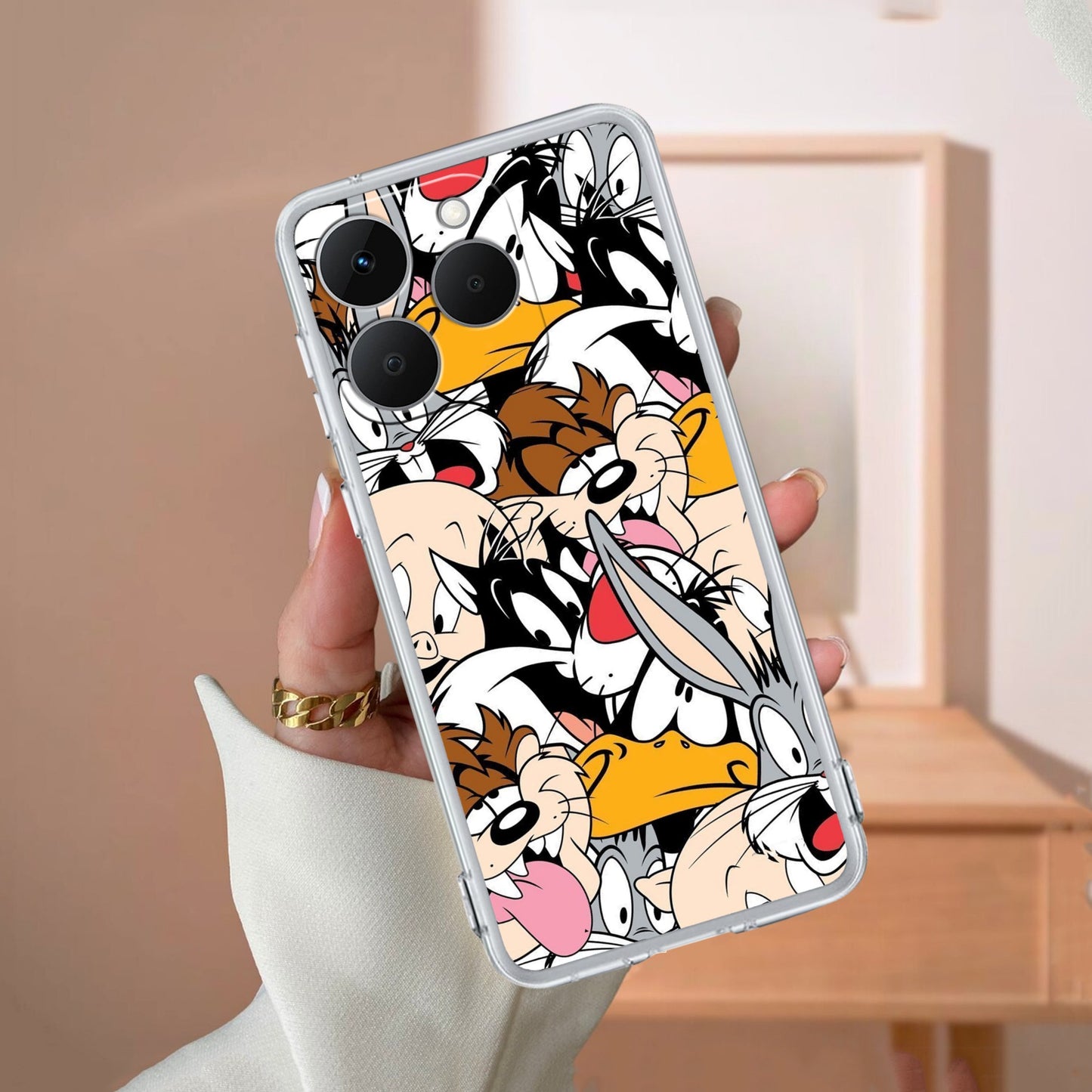 Cute Bugs Bunny Silicon Case For Realme/Narzo