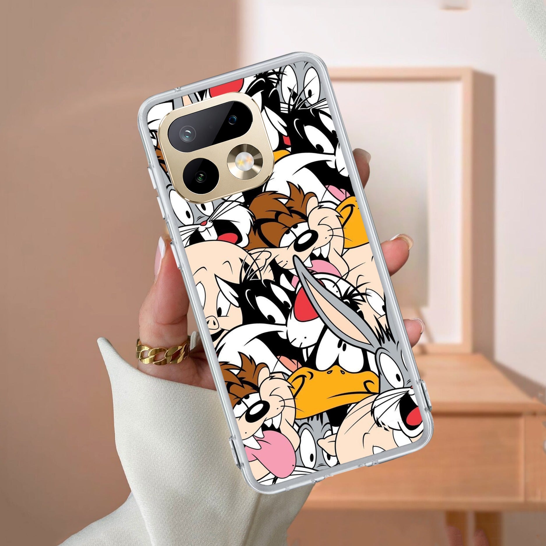 Cute Bugs Bunny Silicon Case For Realme/Narzo - ShopOnCliQ