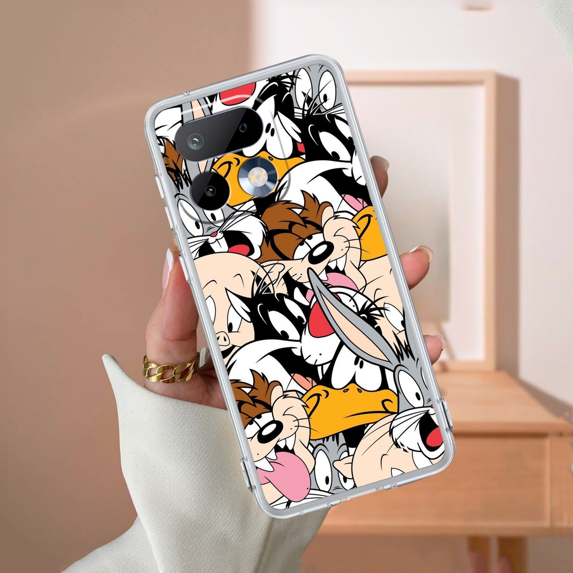 Cute Bugs Bunny Anti Yellow Case For Realme 16 Pro 5G