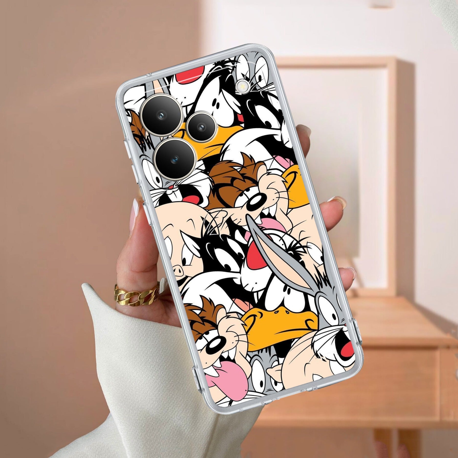 Cute Bugs Bunny Anti Yellow Case For Realme P4 5G