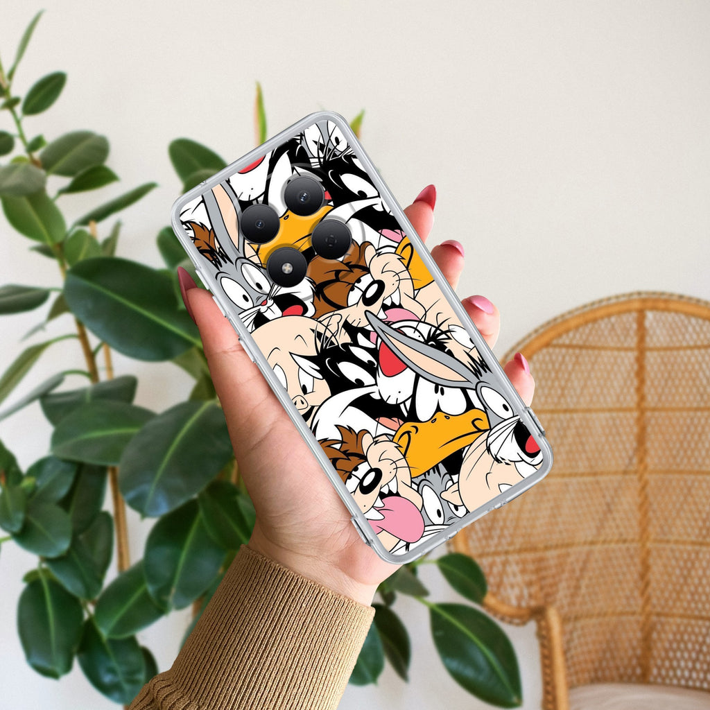 Cute Bugs Bunny Silicon Case For Redmi Note 15 Pro Plus 5G