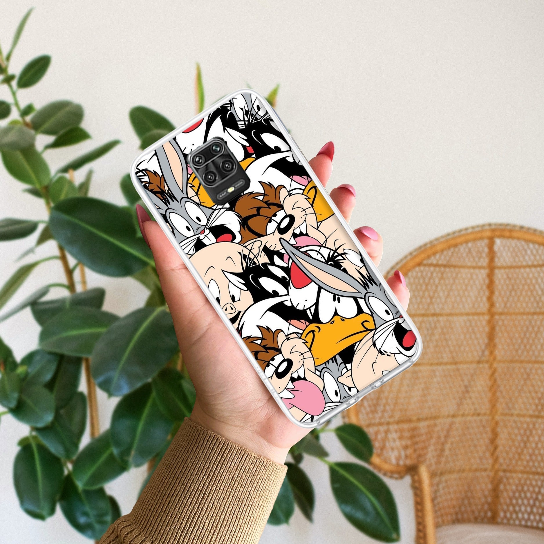 Cute Bugs Bunny Anti Yellow Case For Redmi Note 9 Pro Max