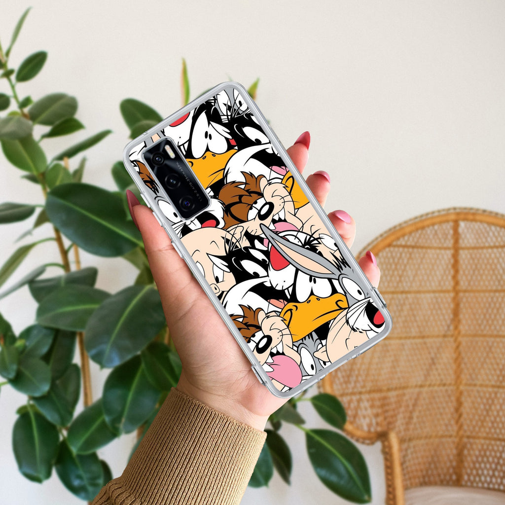 Snoopy Customize Transparent Silicon Case For Vivo V20 SE