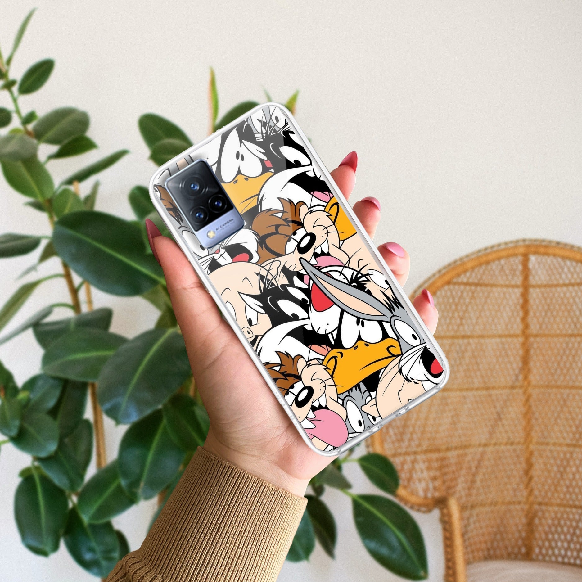 Cute Bugs Bunny Silicon Case For Vivo V21 5G