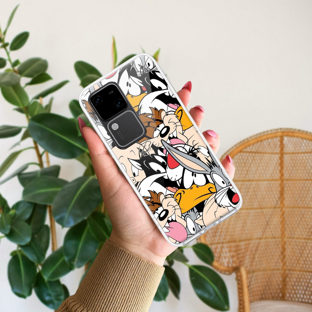 Cute Bugs Bunny Anti Yellow Case For Vivo V30 5G