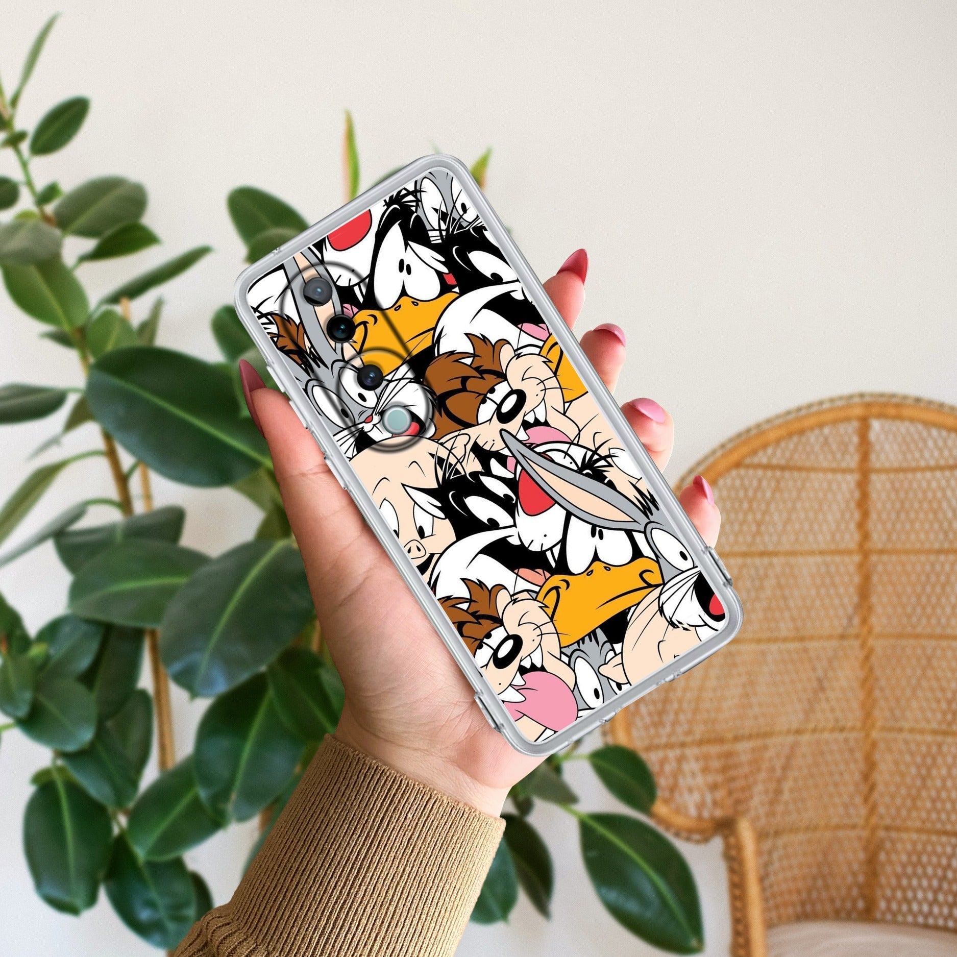 Cute Bugs Bunny Silicon Case For Vivo T3 5G