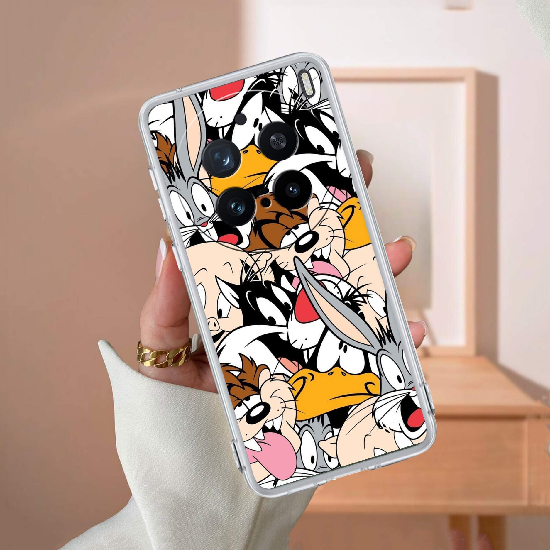 Cute Bugs Bunny Silicon Case For Vivo X200 Pro 5G