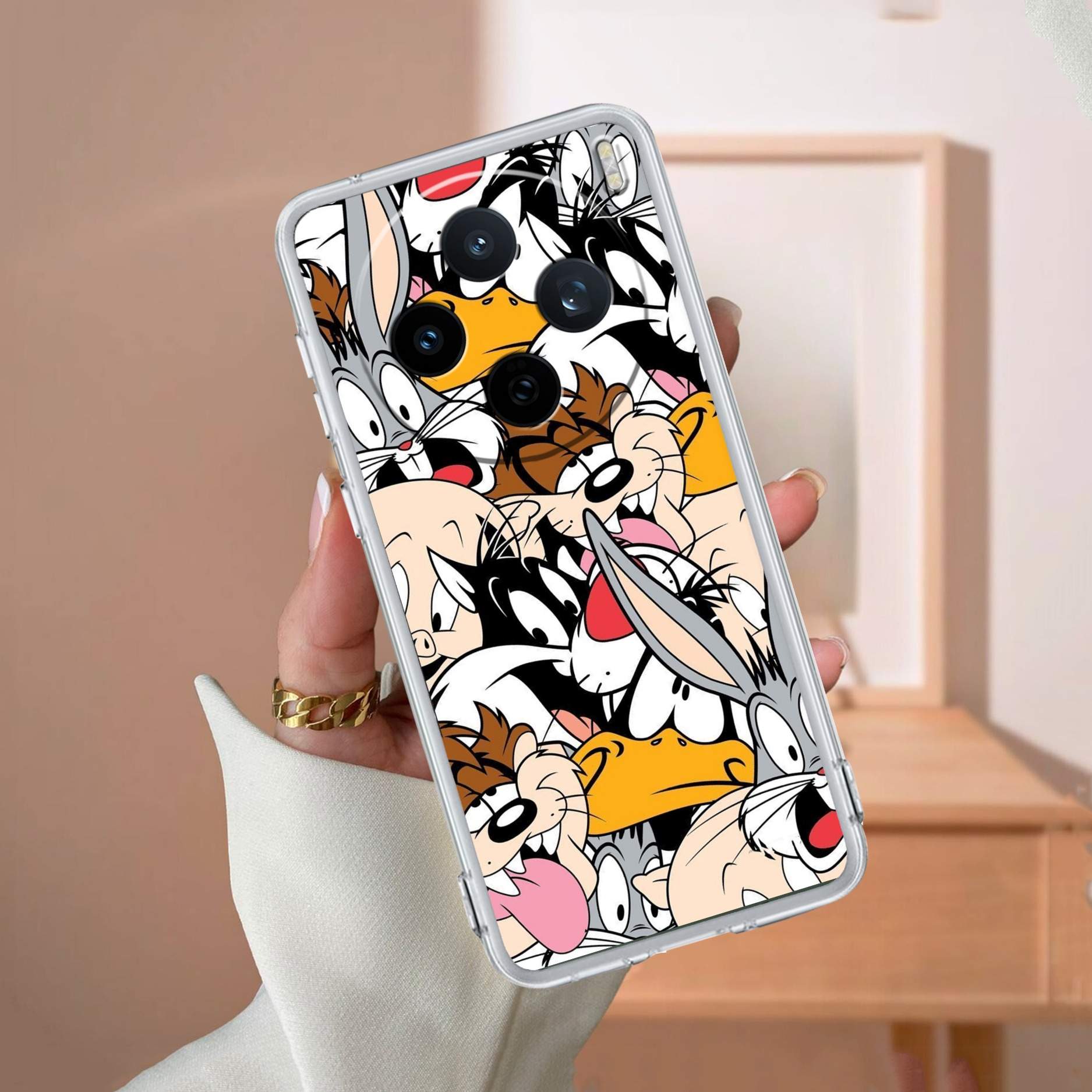 Cute Bugs Bunny Silicon Case For Vivo X200T 5G