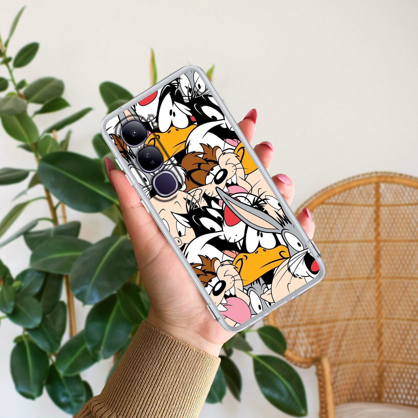 Cute Bugs Bunny Silicon Case For Vivo