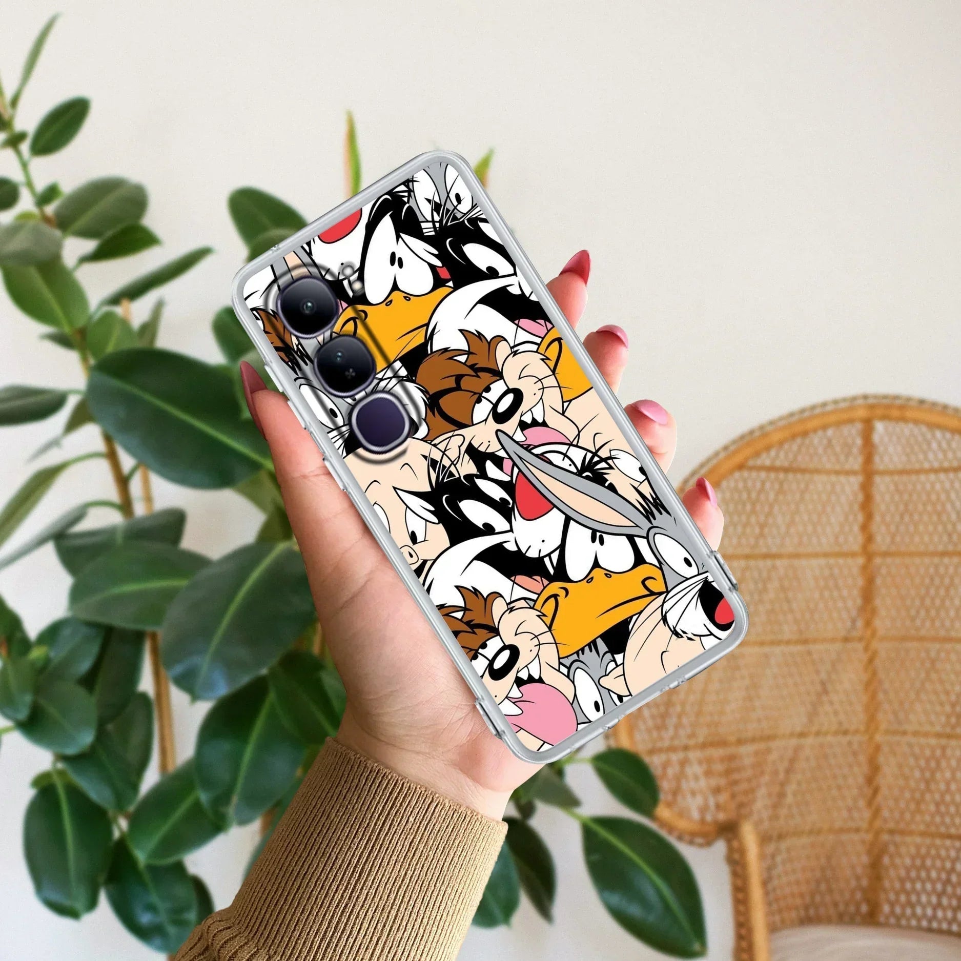 Cute Bugs Bunny Silicon Case For Vivo Y300 5G