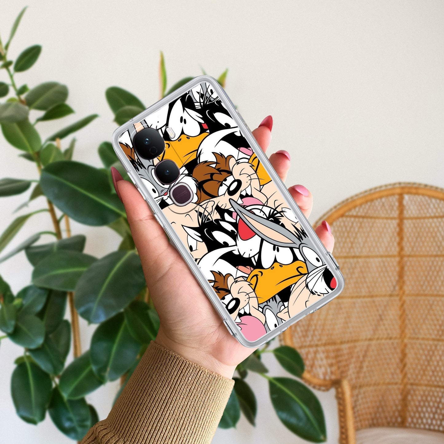 Cute Bugs Bunny Silicon Case For Vivo