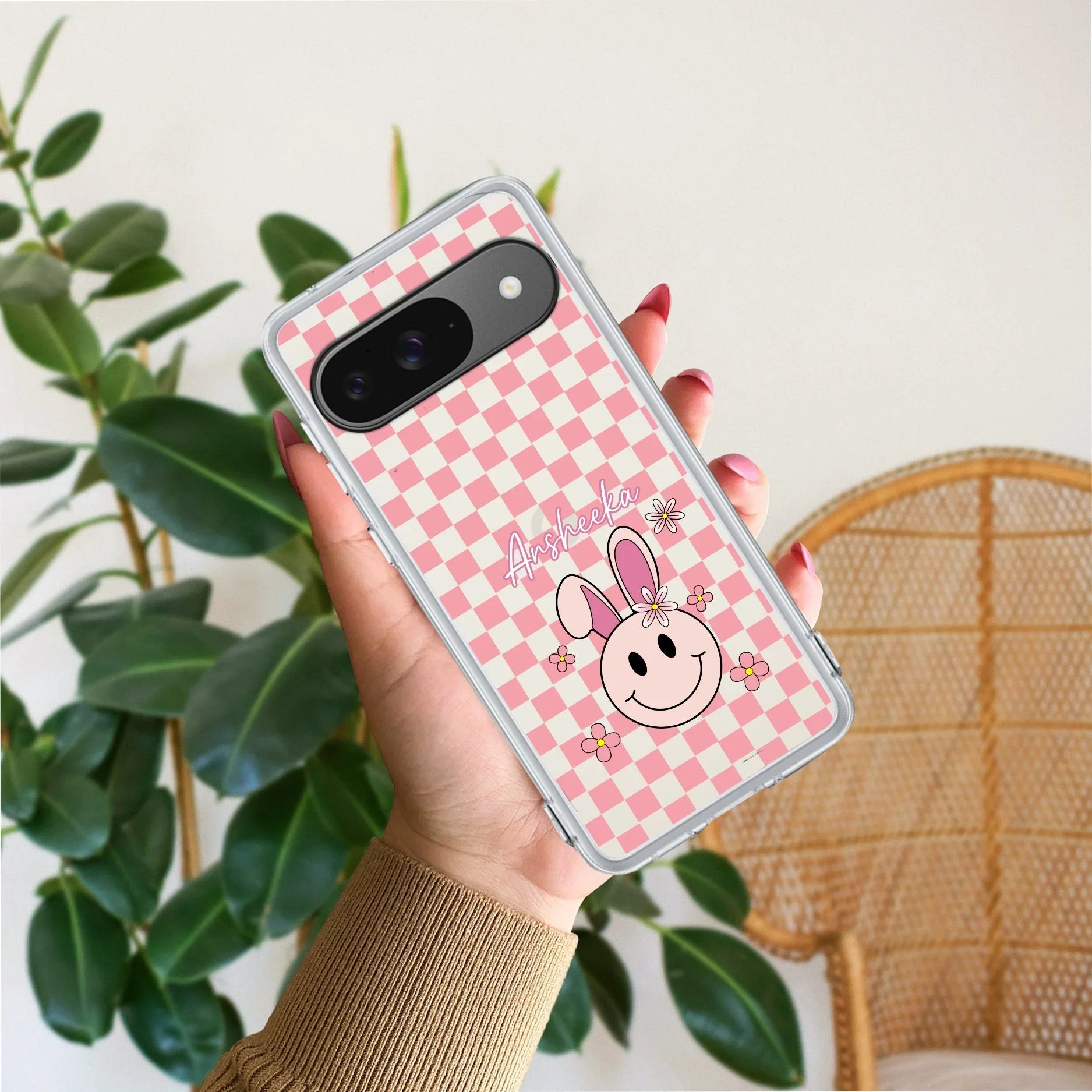 Cute Bunny Customize Transparent Silicon Case For Google - ShopOnCliQ