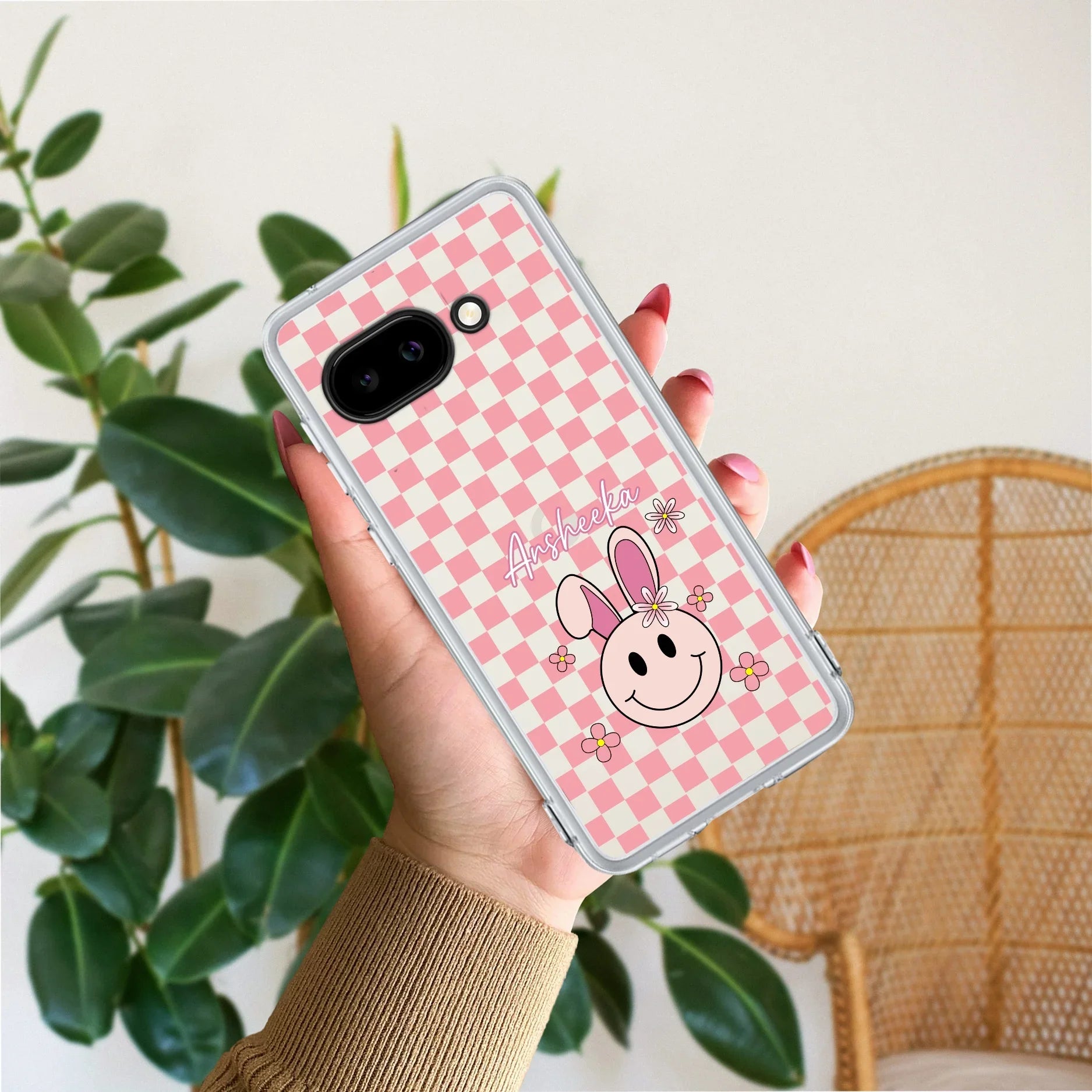 Cute Bunny Customize Transparent Silicon Case For Google - ShopOnCliQ