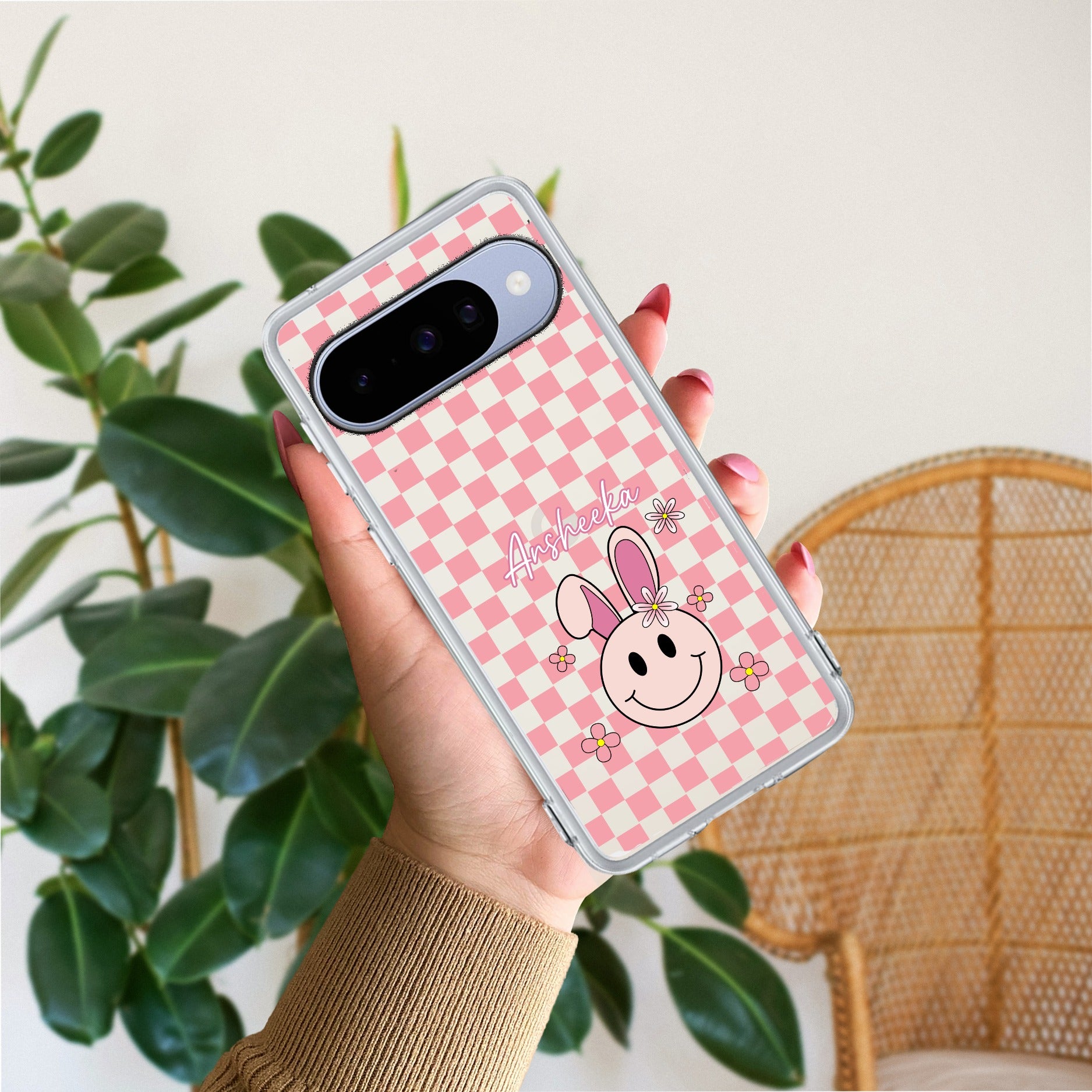 Cute Bunny Customize Transparent Silicon Case For Google - ShopOnCliQ