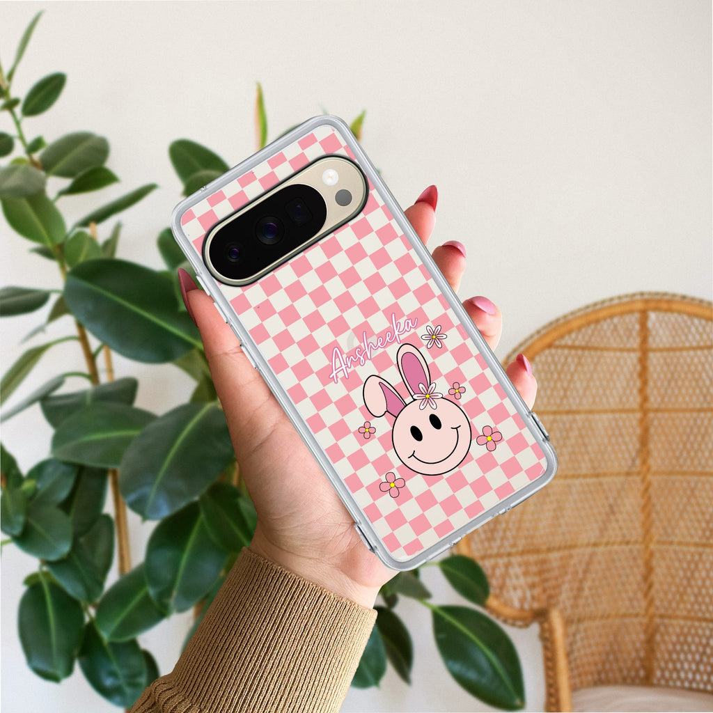 Cute Bunny Customize Transparent Silicon Case For Google - ShopOnCliQ