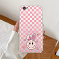 Cute Bunny Customize Anti Yellow Clear Case For iPhone 7 / iPhone 8 / iPhone Se 2020