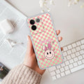Cute Bunny Customize Transparent Silicon Case For Vivo T2 Pro 5G