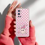 Cute Bunny Customize Transparent Silicon Case For OnePlus