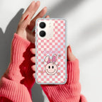 Cute Bunny Customize Anti Yellow Case For Oppo A5X 5G