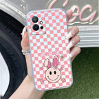 Cute Bunny Customize Anti Yellow Case For Vivo T1 5G