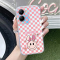 Cute Bunny Customize Transparent Silicon Case For Vivo T2x 5G