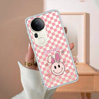 Cute Bunny Customize Transparent Silicon Case For Vivo T4x 5G