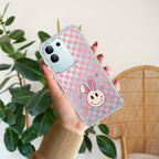 Cute Bunny Customize Transparent Silicon Case For Vivo V23 5G