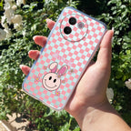 Cute Bunny Customize Transparent Silicon Case For Vivo V30e 5G