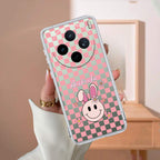 Cute Bunny Customize Transparent Silicon Case For Vivo X200 FE