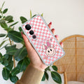 Cute Bunny Customize Transparent Silicon Case For Vivo Y400 5G