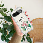 Cute Bunny Customize Transparent Silicon Case V2 For Google Pixel 10 Pro
