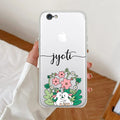 Cute Bunny Customize Transparent Silicon Case V2 For iPhone 7 / iPhone 8 / iPhone Se 2020