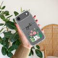 Cute Bunny Customize Transparent Silicon Case V2 For iPhone Air