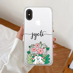 Cute Bunny Customize Anti Yellow Case V2 For iPhone XR