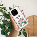 Cute Bunny Customize Transparent Silicon Case V2 For iQOO 12 5G