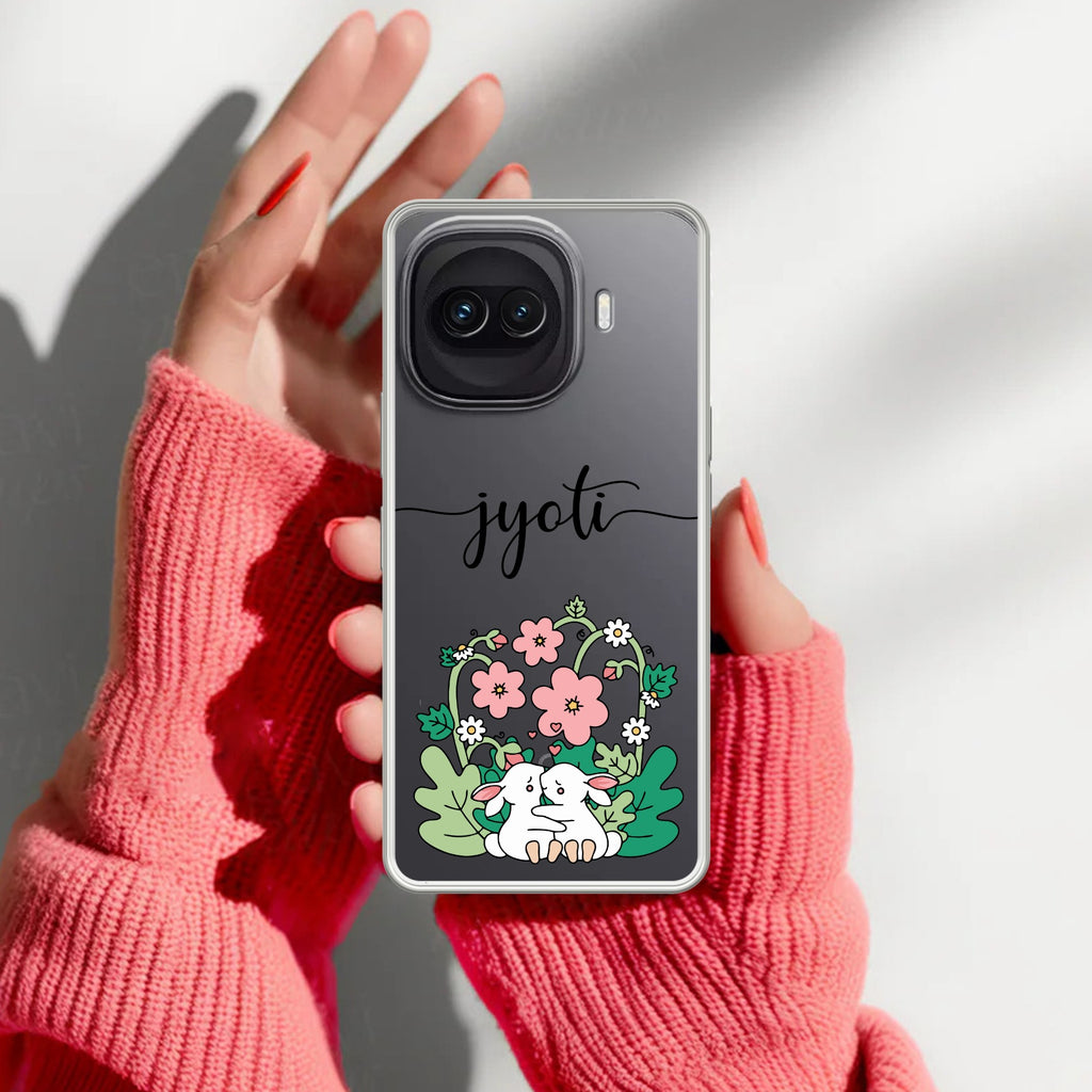 Cute Bunny Customize Anti Yellow Case V2 For iQOO 15R 5G