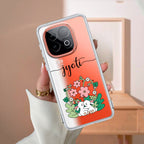 Cute Bunny Customize Transparent Silicon Case V2 For iQOO Neo 10 5G