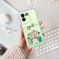 Cute Bunny Customize Transparent Silicon Case V2 For iQOO Z7 Pro 5G