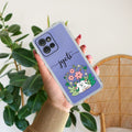 Cute Bunny Customize Anti Yellow Case V2 For Motorola Edge 50 Neo
