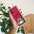 Cute Bunny Customize Anti Yellow Case V2 For Motorola G84 5G