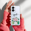 Cute Bunny Customize Transparent Silicon Case V2 For OnePlus Nord 2T 5G
