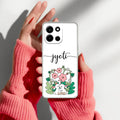 Cute Bunny Customize Transparent Silicon Case V2 For OnePlus Nord 6 5G