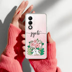 Cute Bunny Customize Anti Yellow Case V2 For Oppo K13x 5G
