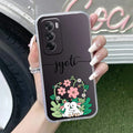 Cute Bunny Customize Anti Yellow Case V2 For Oppo Reno 12 Pro 5G
